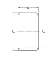 Подшипник Серия K и KT (подшипники без колец) Подшипник K 20x24x17 по выгодным ценам Всеволожск